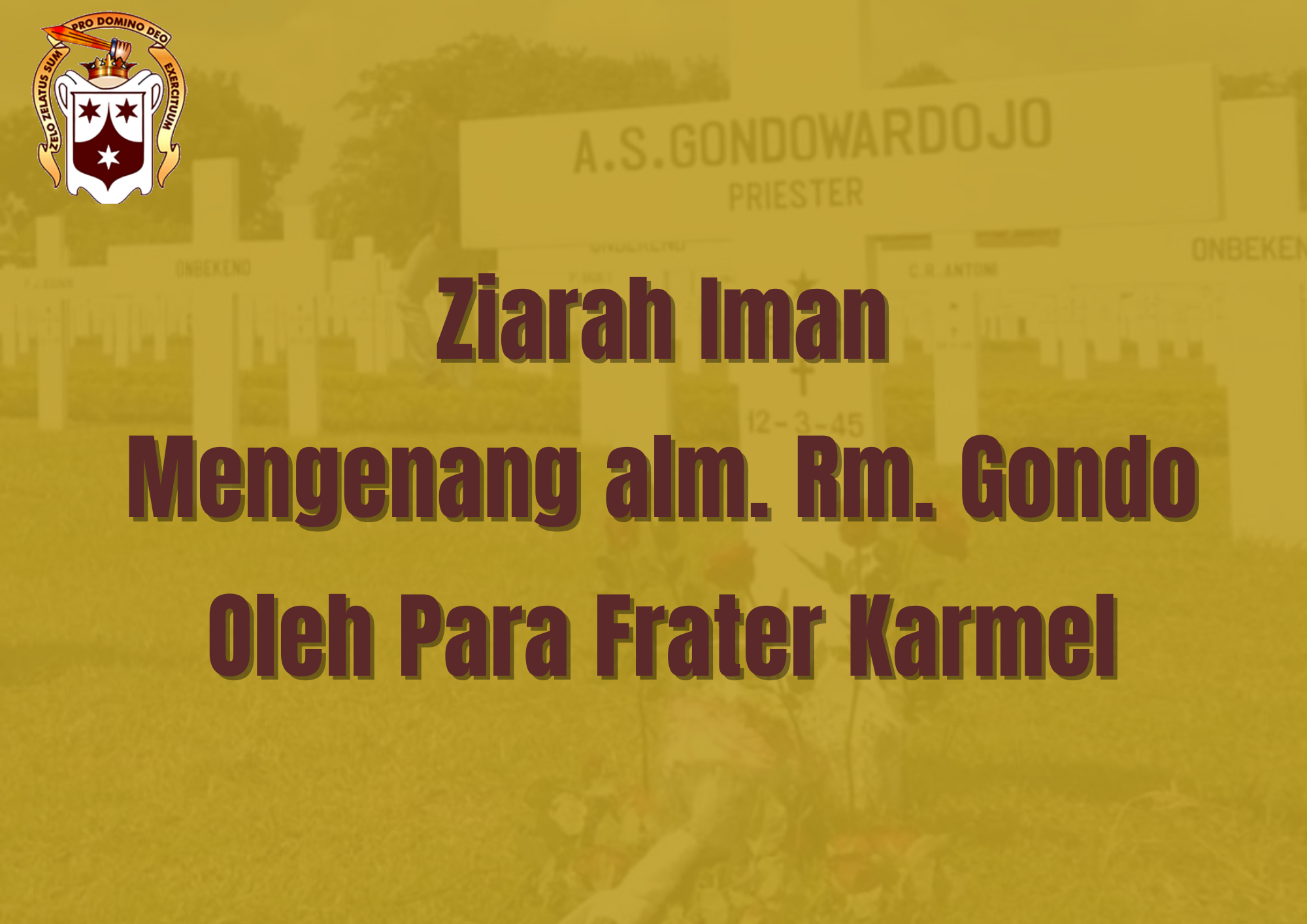 Ziarah dan Doa di Makam Rm. Gondo